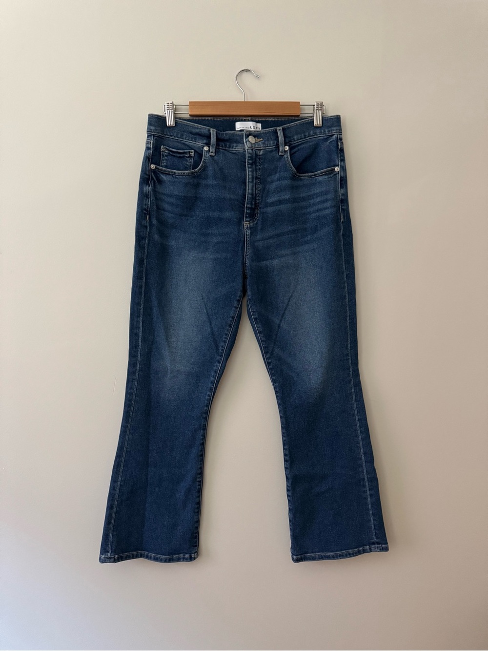 LOFT The Kick Crop Jeans 30/10 - Picture 2 of 14